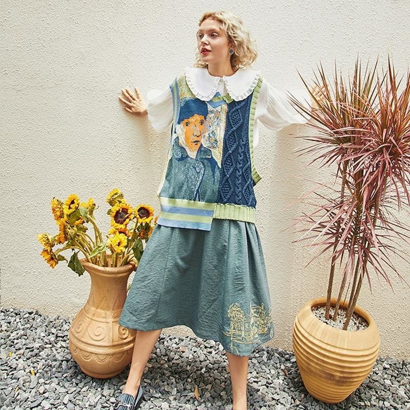 Van Gogh Knit sweater vest