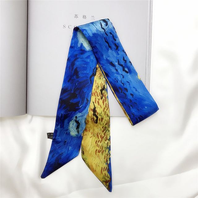 Van Gogh Ribbon scarves