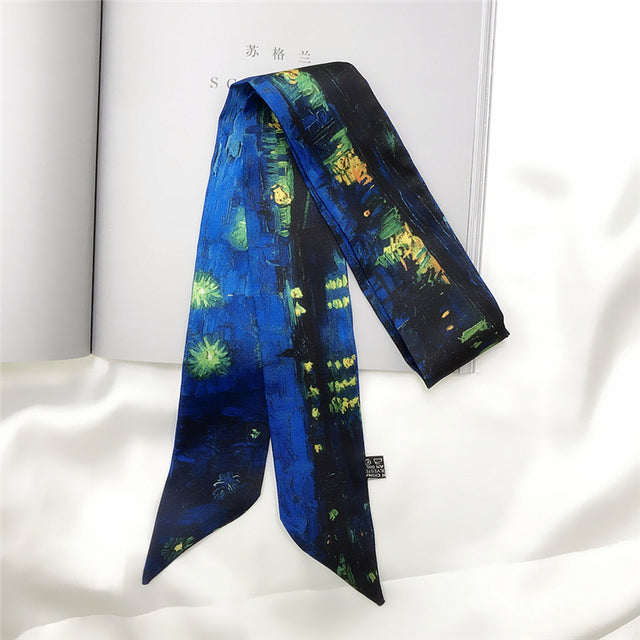 Van Gogh Ribbon scarves