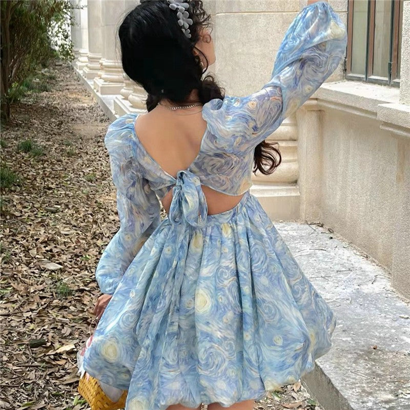 Starry Night short fairy dress