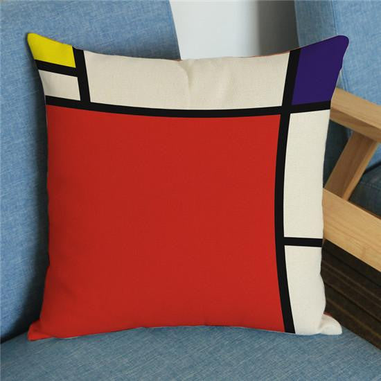 piet mondrian pillow cases