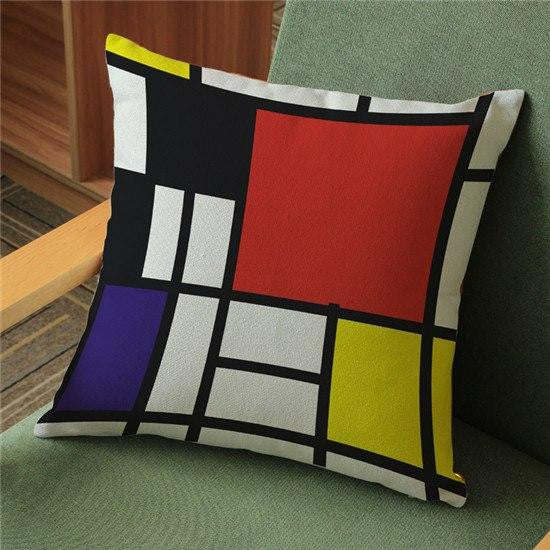 piet mondrian pillow cases