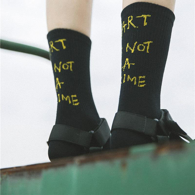 Art is not a crime Socks