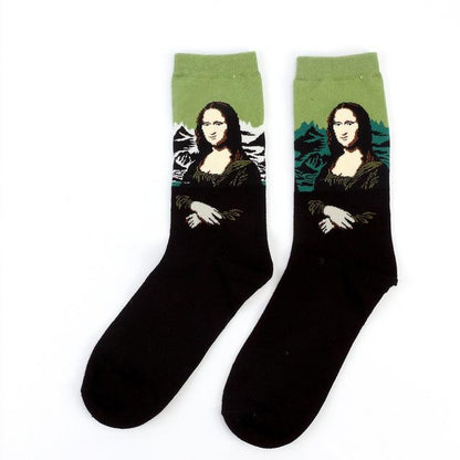 Famous paintings socks