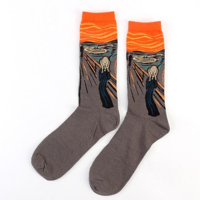 Famous paintings socks