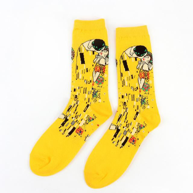 Famous paintings socks