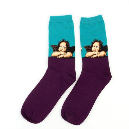 Famous paintings socks