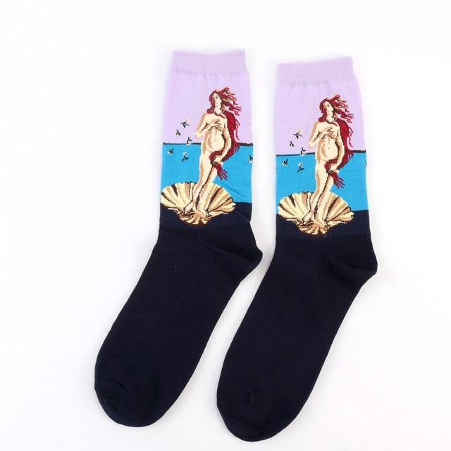 Famous paintings socks