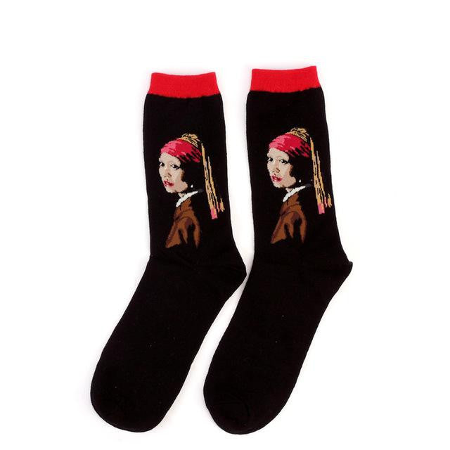 Famous paintings socks