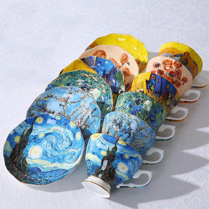 Van Gogh tea cups