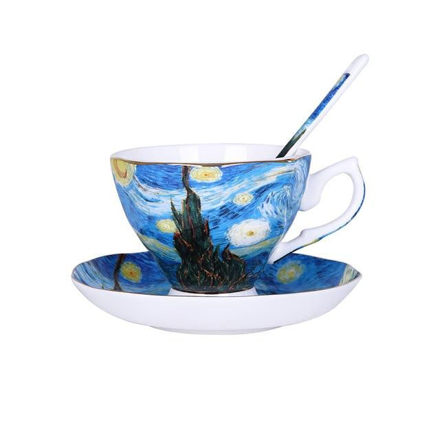 Van Gogh tea cups