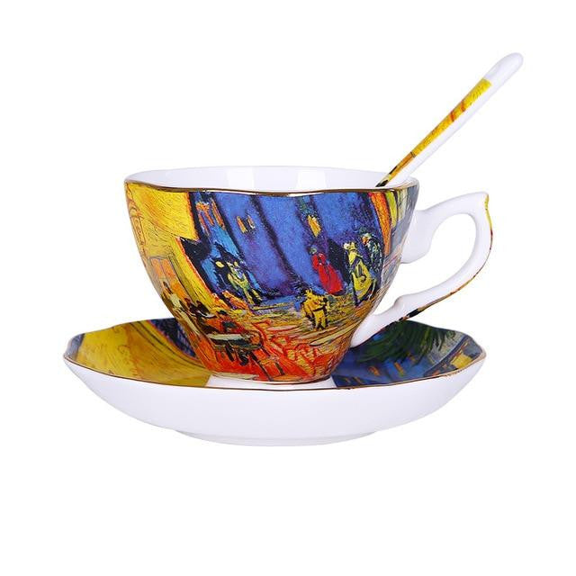 Van Gogh tea cups