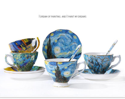 Van Gogh tea cups