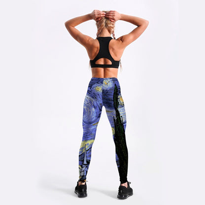 Starry night leggings