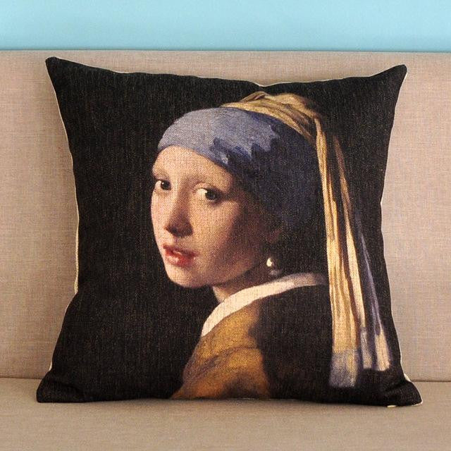 Classical Famous Paintings Pillow Cases