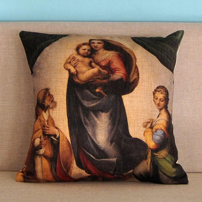 Classical Famous Paintings Pillow Cases