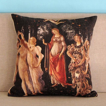 Classical Famous Paintings Pillow Cases