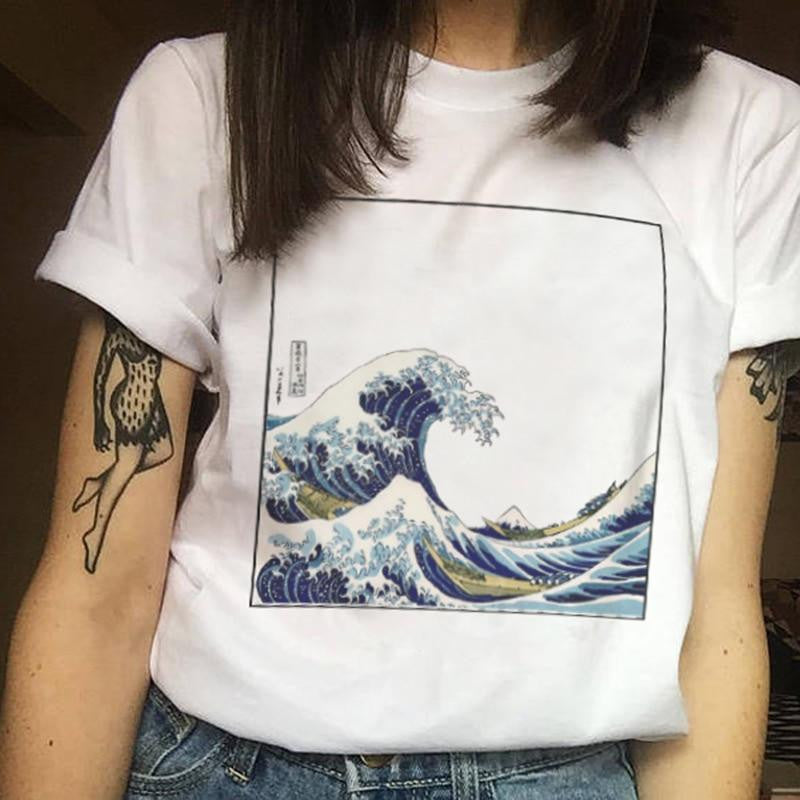 The Great Wave off Kanagawa Hokusai T-shirt