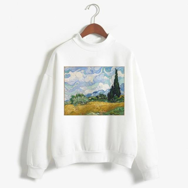 Wheat Fields with Cypress Sweatshirt