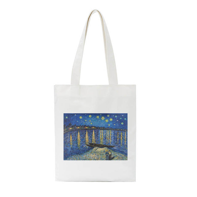 Van Gogh paintings bags