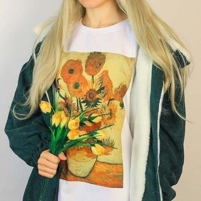 Van Gogh Sunflowers T-Shirt