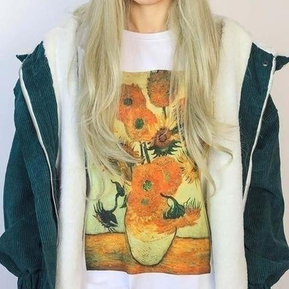 Van Gogh Sunflowers T-Shirt