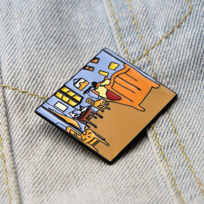 Van Gogh room Enamel Pins