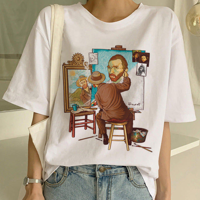 Van gogh studio T-shirt